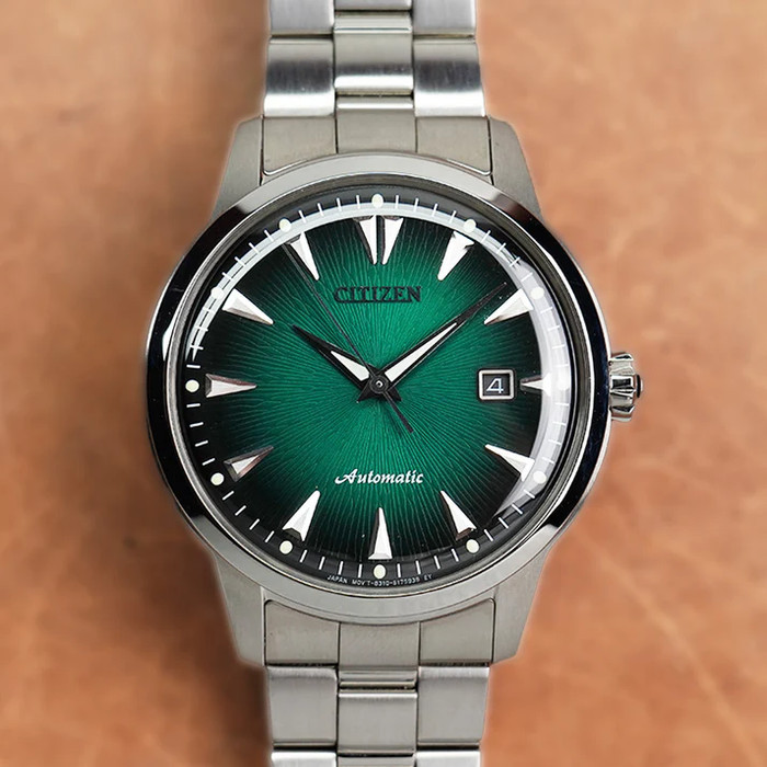 Jam Tangan Otomatis Pria CITIZEN Kuroshio 1964 Green Dial Limited Edition