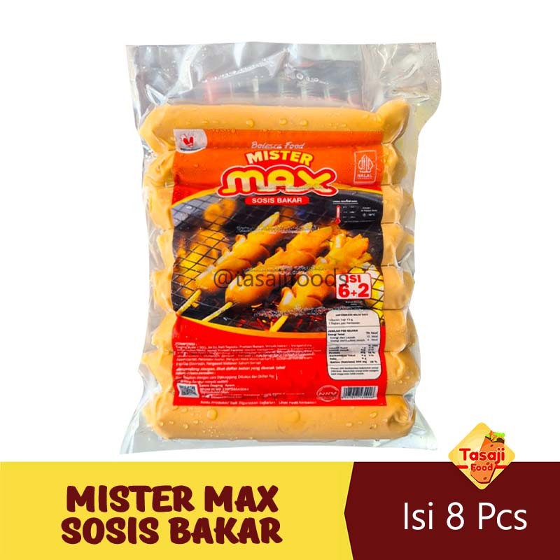 

Mister Max Sosis Bakar Panjang Isi 8 Pcs