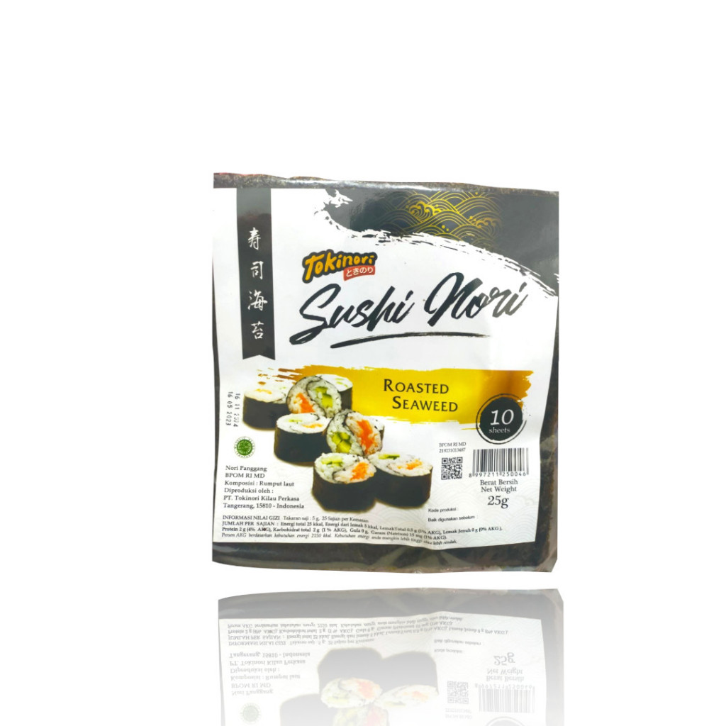 

Ready Stok Kulit Rumput Laut / Sushi Nori Isi 50 Lembar Dimsum - Zuya Mart