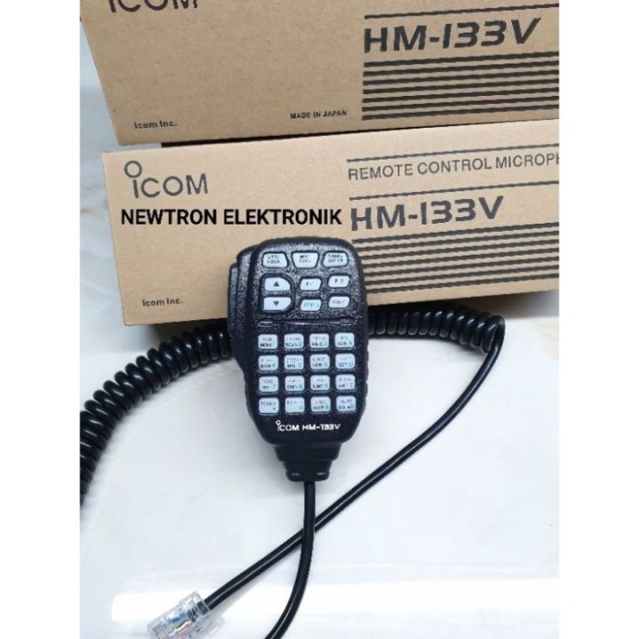 LG99 Icom HM-133V Microphone multifungsi dengan keypad numerik radio icom