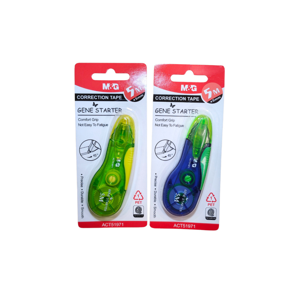 

Correction Tape M&G ACT51971 Gene Starter Tip Ex Kertas 5m x 5mm - SATUAN- SHABG