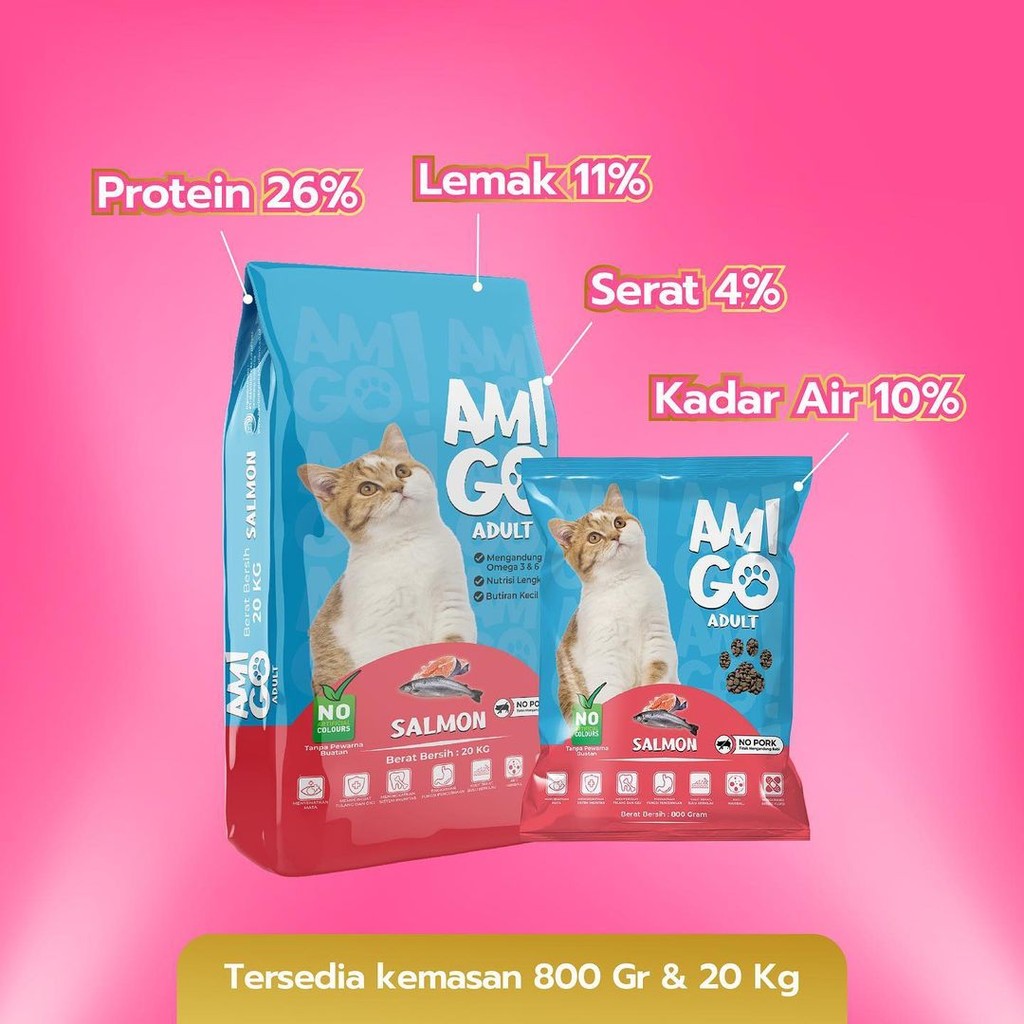 Amigo Cat Dry Food GROSIR - 20 kg