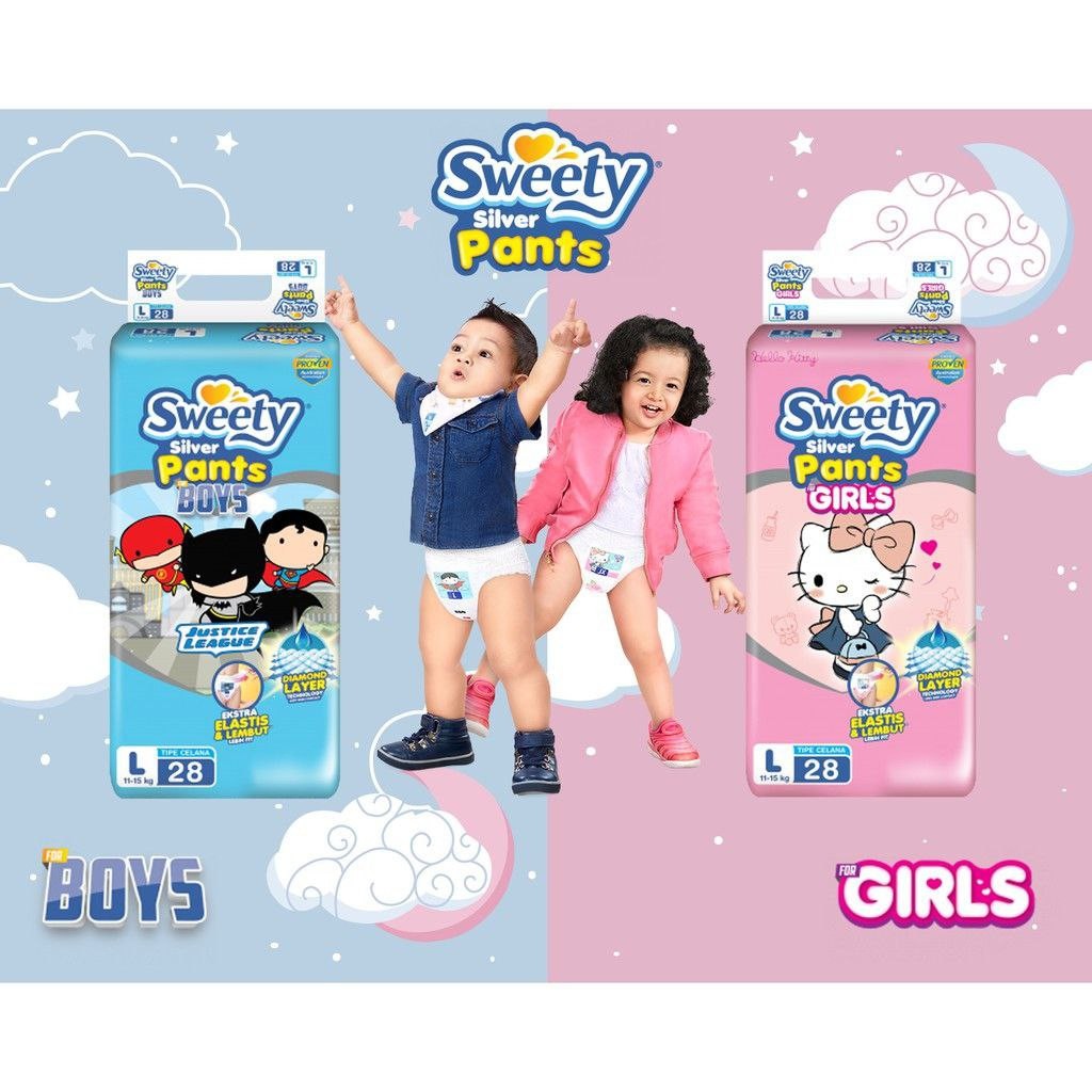 Sweety SIlver Boys And Girl popok sweety