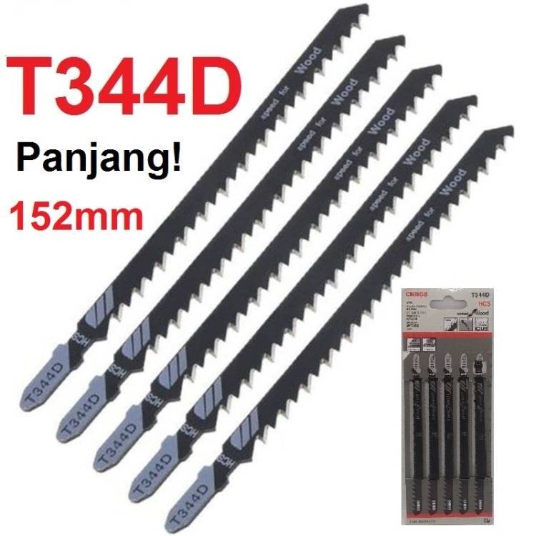 Mata Jig Saw Mata Gergaji 15cm Jigsaw Kayu Panjang Hcs Reciprocating Blade Speed for Wood