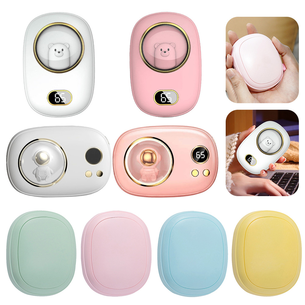 

Astronaut Pocket Heater Hand Warmer Power Bank 10000 MAH USB Rechargeable for Winter Outdoor Traveling Hiking for Men Women Kids