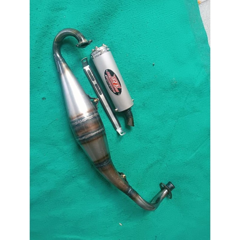 Knalpot matic 2 tak Yamaha Glide 100, Sanex ,CPI Hussar, SF50 QJ50 venus malika husar QJ50