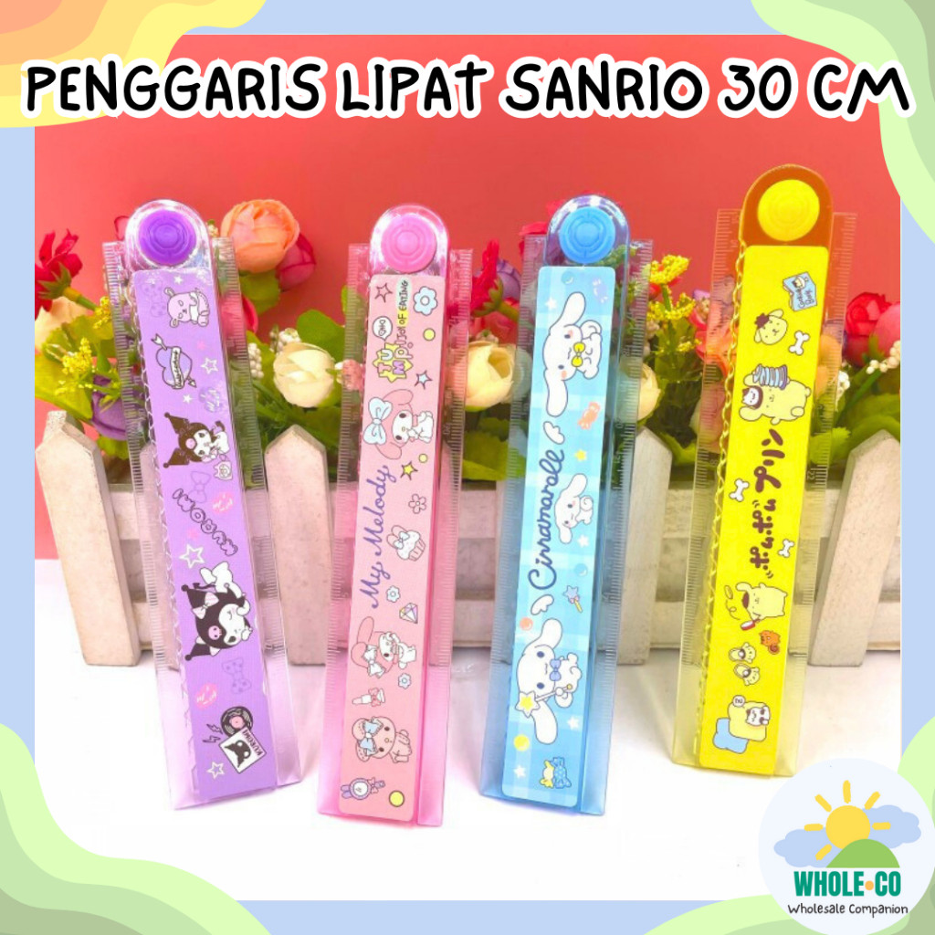 

JAMIN MURAH !!!(1 Box isi 36 Pcs) Penggaris Lipat Sanrio Premium Panjang 30 cm Melody Kuromi Pom Pom Purin Unik Lucu Imut Termurah Grosir Cod(BISA LANGSUNG ORDER)