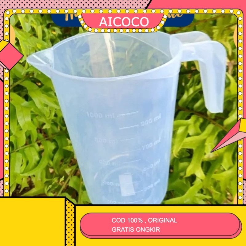 Gelas takar Gelas ukur 1000ml 2000ml gelas takar 1Liter 2 liter