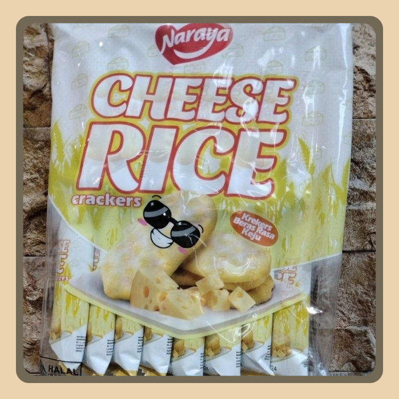 

Naraya Cheese Rice Crackers 96 Gram Rasa Keju Lezat