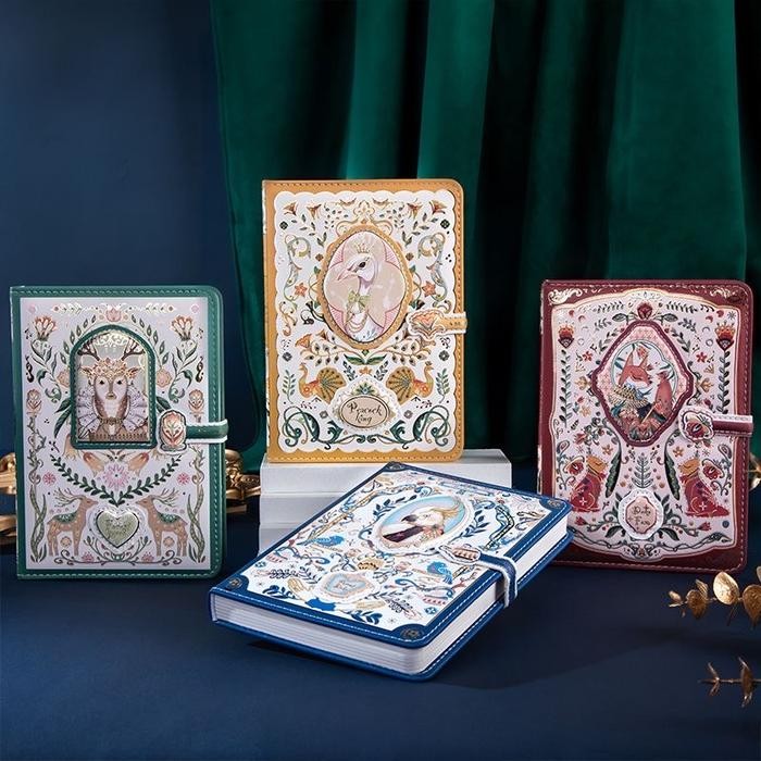 

READY Magnetic Notebook The Secret Garden / Buku Diary Soft PU Leather 0439 - YELLOW SIAP KIRIM