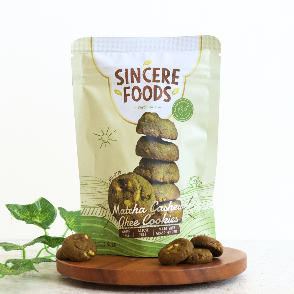 

Matcha Ghee Cookies Gluten Free Lactose Free - Sincere Foods