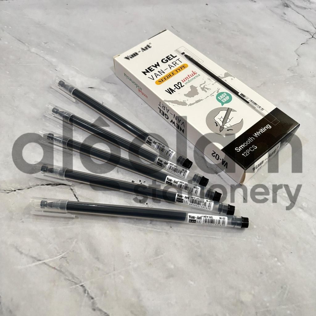 

SELUSIN ( 12 PCS ) New Gel Bonnex 1020 / Van-art VA-02 0.4mm lengkap