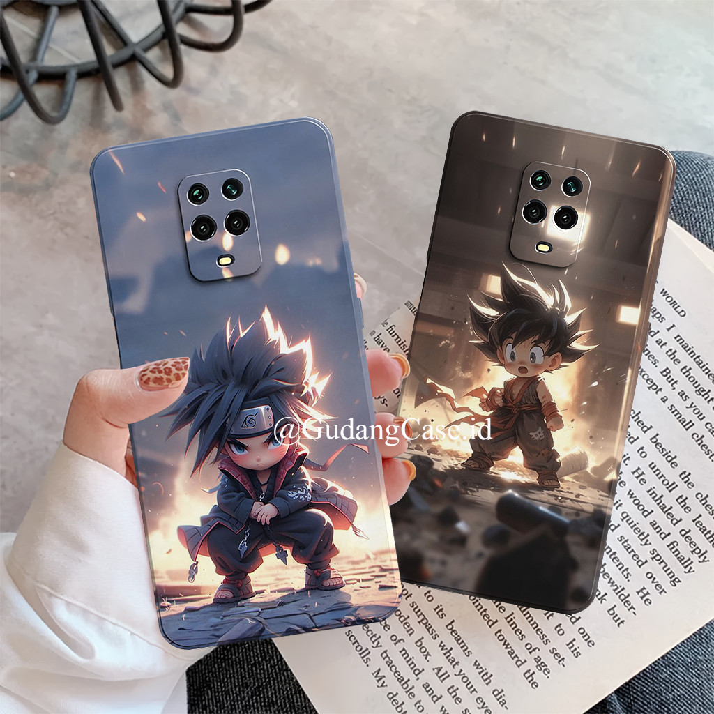 #MS Cassing Redmi Note 9 - Silikon Redmi Note 9 Pro Softcase Pelindung Kamera Motif Anime Cute