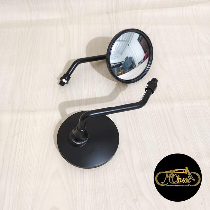 Spion Bulat Kecil Cembung Hitam Custom Pendek Yamaha XSR 155