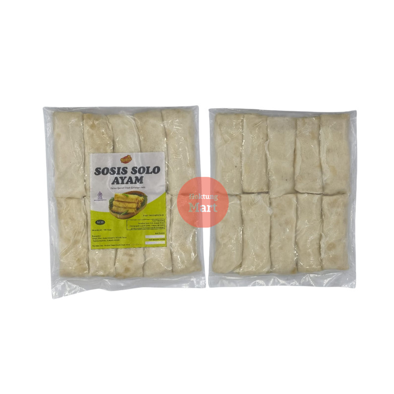 

Nisofood Sosis Solo Isi Ayam @10pcs Frozen Halal