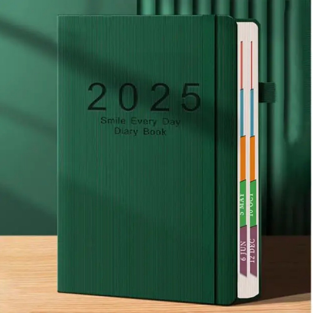 

2025 Planner Notebook Yearly Journal with 365 Pages for Appointments Jan-dec 2025 Planner for Office Stationery Supplies