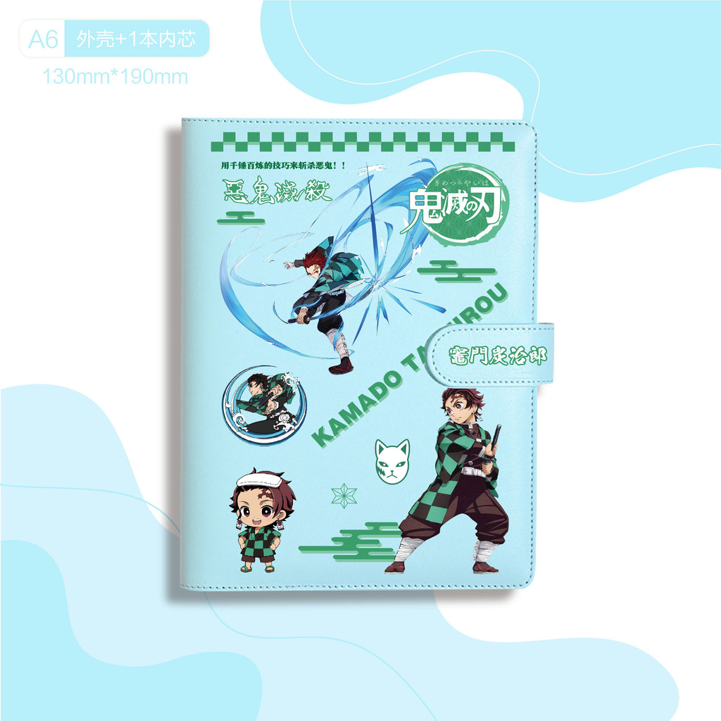 

Demon Slayer Notebook Anime Agatsuma Zenitsu Notebooks Cartoon Creative Peripherals Stationery Student Stationary Sketchbook