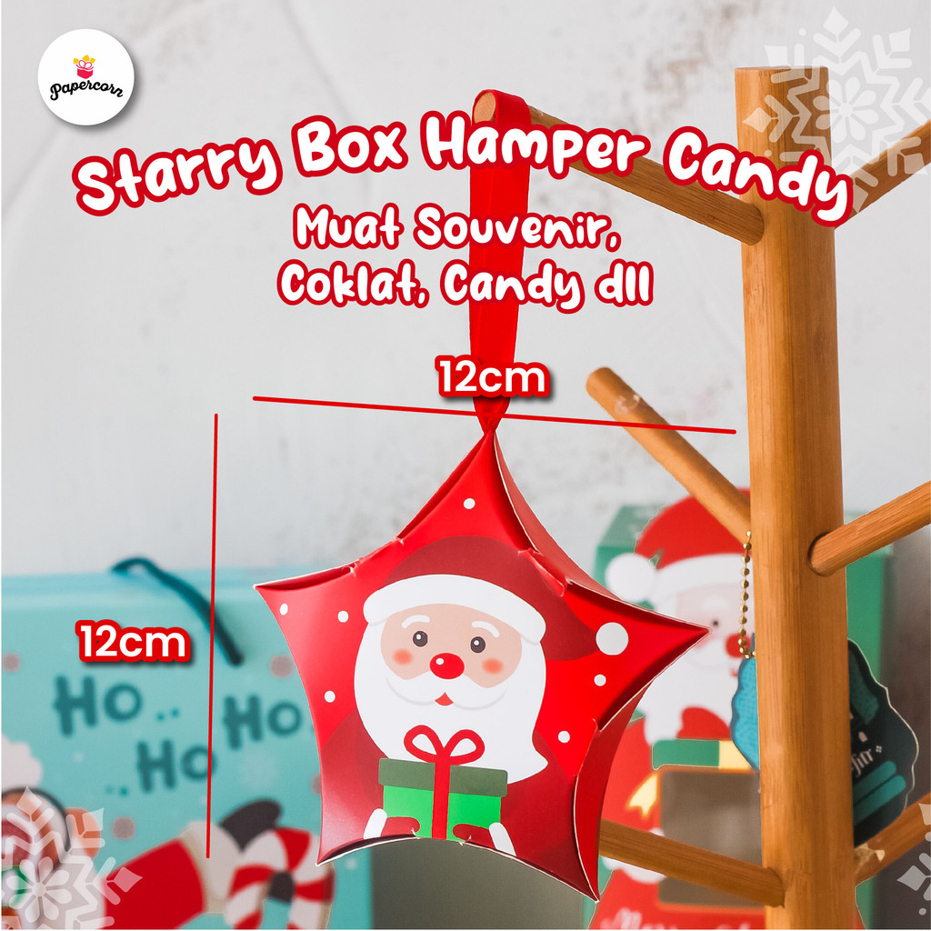 

10 Pcs Gift Box natal - Starry Box Hampers candy