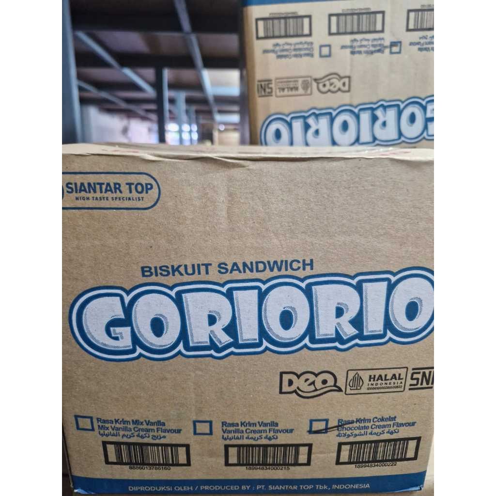 

New Goriorio Biskuit Vanila Dus (Isi 10x20)Premium