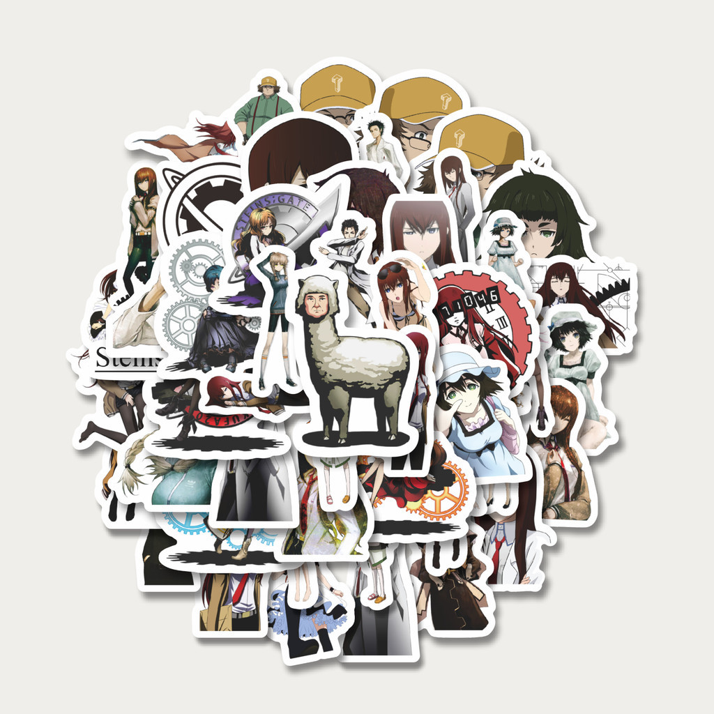 

Sticker Pack Sticker Anime Steins Gate | Sticker TUMBLR | Stiker LAPTOP KOPER HELM