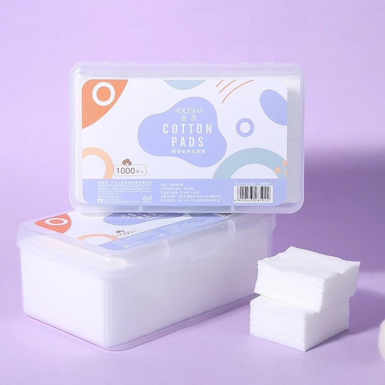 Super Soft Cotton Pad Kapas Wajah Tipis isi 1000pcs/Ultra Thin Cotton Pad/Kapas Toner Tipis Box New