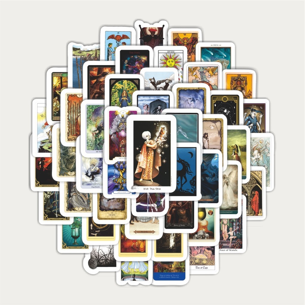 

Sticker Pack Sticker Ramalan Tarot Terror Sticker | Sticker TUMBLR | Stiker LAPTOP KOPER HELM