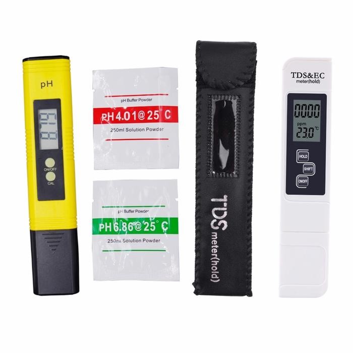 Hot Produk PH METER / PH DIGITAL / TESTER PH / ALAT PENGUKUR KEASAMAN CAIRAN AIR - pH + TDS EC Terba