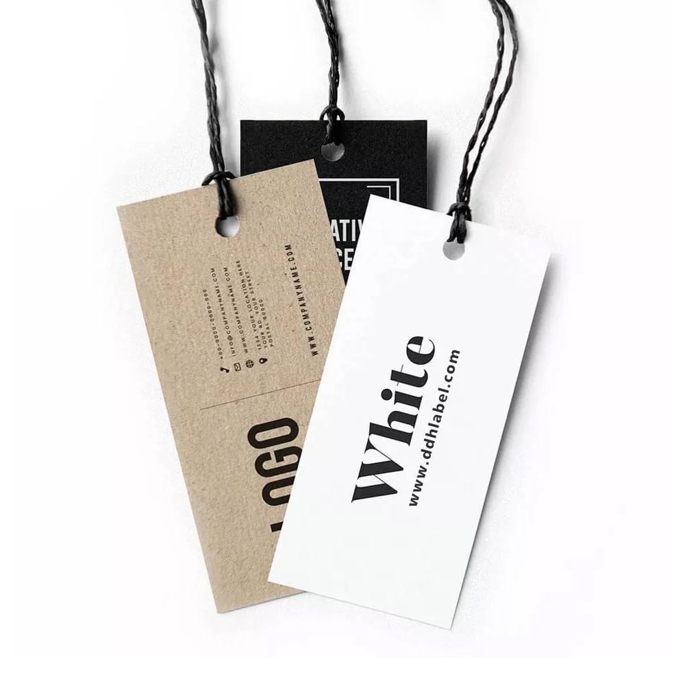 

Custom Tags With Logo Private Tags Garment Hang Tag Paper Label Garment Tag Print Labels Kraft Tag Personalized