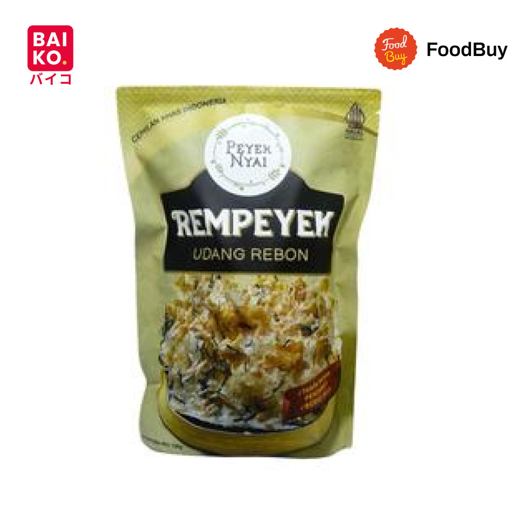 

Peyek Nyai Rempeyek Rasa Udang Rebon 120gr