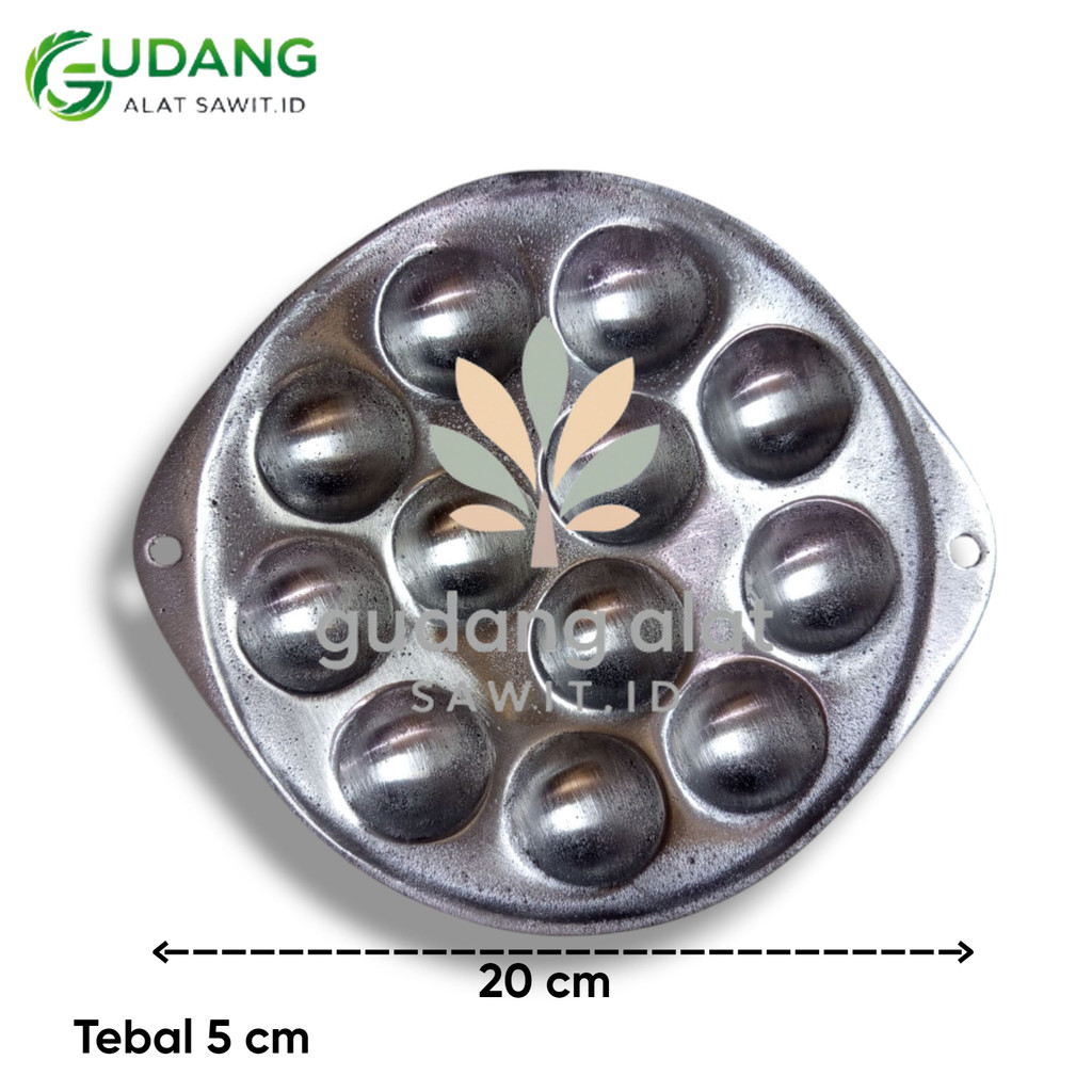 CETAKAN TELOR CONGKEL LUBANG 12