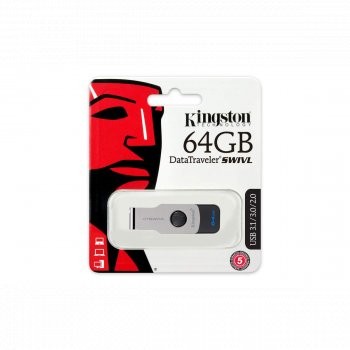 FDK64 | Flash Disk KINGSTON 64 GB USB 3.0 Original 100 % (White / Black)