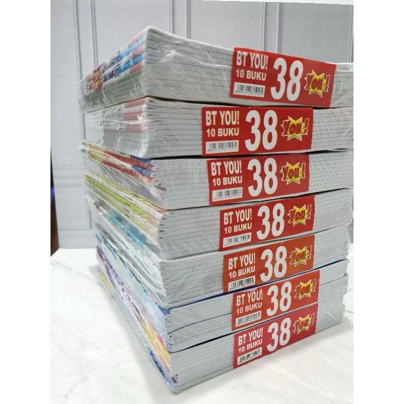 

Buku Tulis You 38 Halaman (10pcs) || Buku Tulis Murah YOU 38 HALAMAN 1 PACK isi 10 BUKU