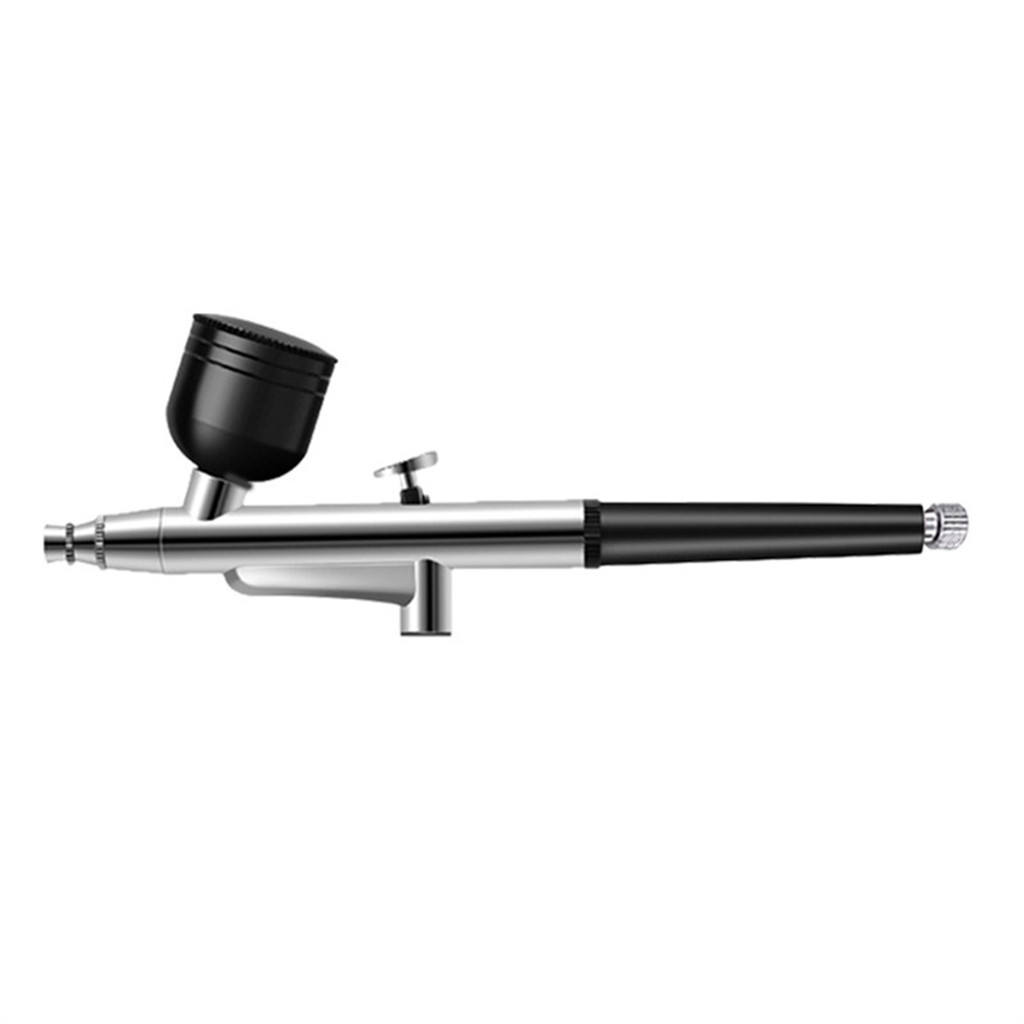 

ABKO-Portable Single Action Airbrush 0.3mm Nozzles Spray Airbrush Pen for Model Cake Nail Car Painting Beauty Inkjet-Black