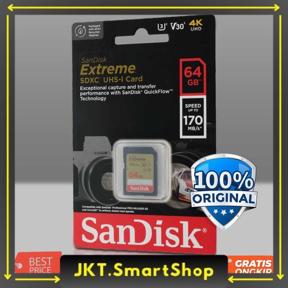SanDisk Extreme SDXC UHS-I Card V30 U3 Class