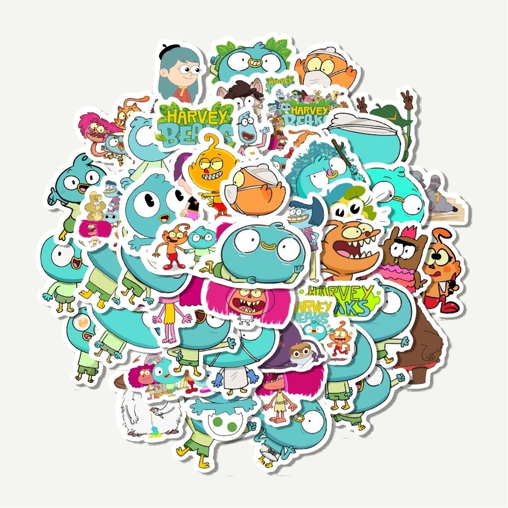 

Sticker Pack Stiker Kartun Harvey Beaks | Sticker TUMBLR | Stiker LAPTOP KOPER HELM