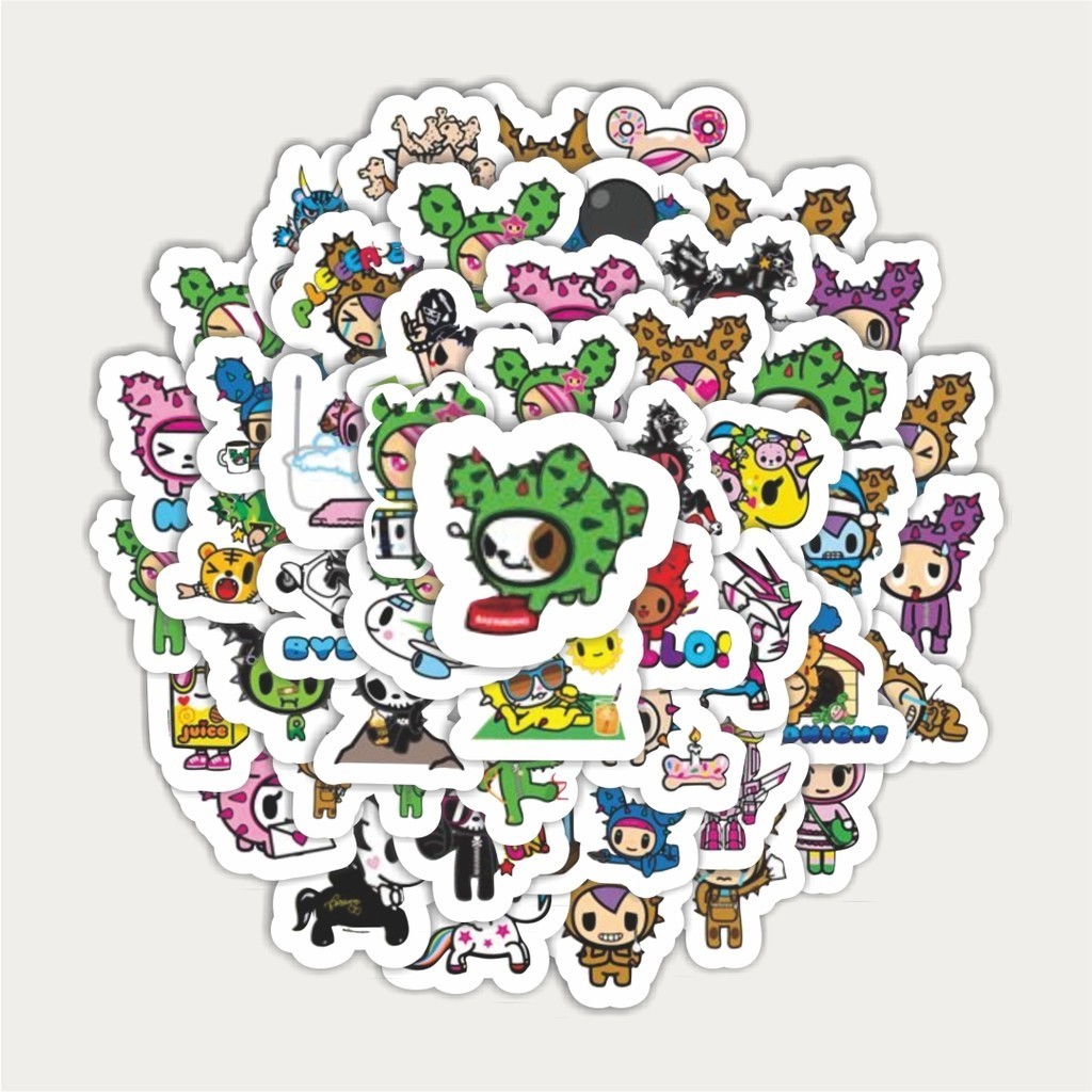 

Sticker Pack Stiker Karakter Tokidoki | Sticker TUMBLR | Stiker LAPTOP KOPER HELM