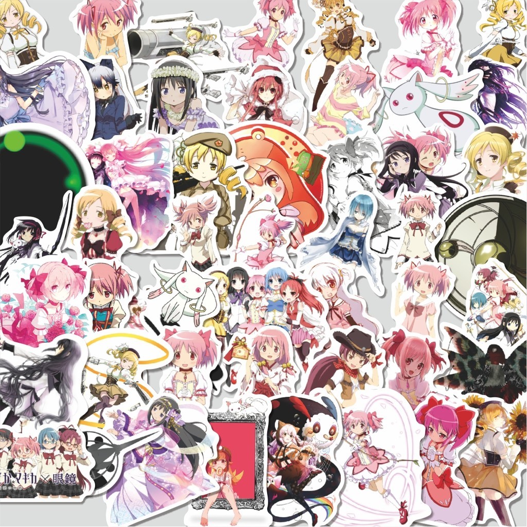 

Stiker Cutting Pack Stiker Anime Puella Magi Madoka Magica Sticker Isi 100Pcs Series Aesthetic Lucu Keren Untuk Koper Bahan Vynil
