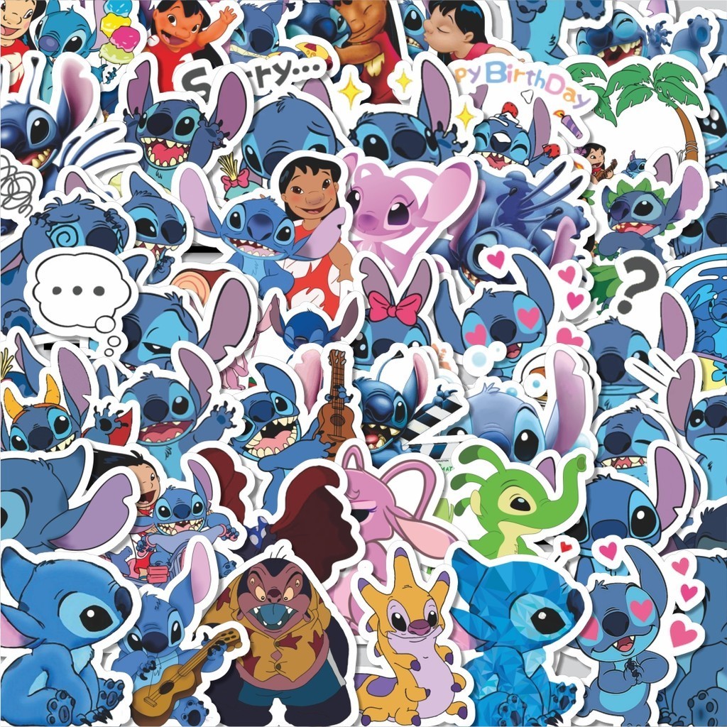 

Stiker Cutting Pack Stiker Kartun Disney Lilo & Stitch Isi 100Pcs Series Aesthetic Lucu Keren Untuk Koper Bahan Vynil