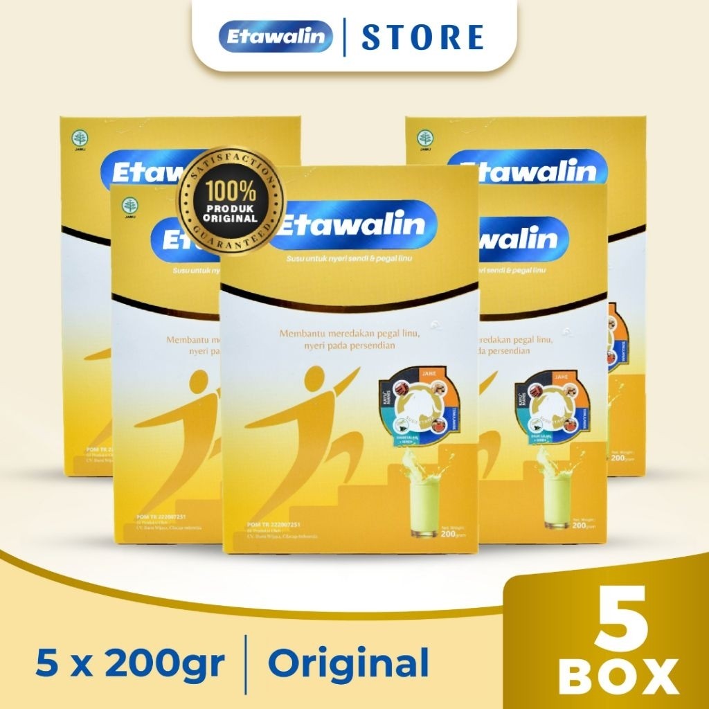 

Promo Hemat 5 Box - ETAWALIN Susu Terapi Sendi Paling Ampuh No.1 di Indonesia