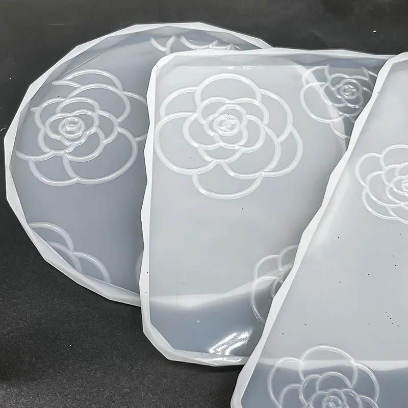 

Flower Coaster Resin Molds Large Silicone Coaster Molds for Resin Tray Epoxy Molds Home Decoration Coaster Resin Casting Mold