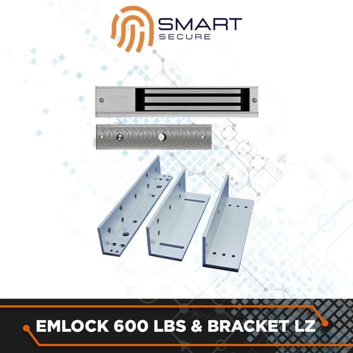 

Emlock Magnetic Lock Door With Bracket ZL Emlock 600LBS/280 Kg