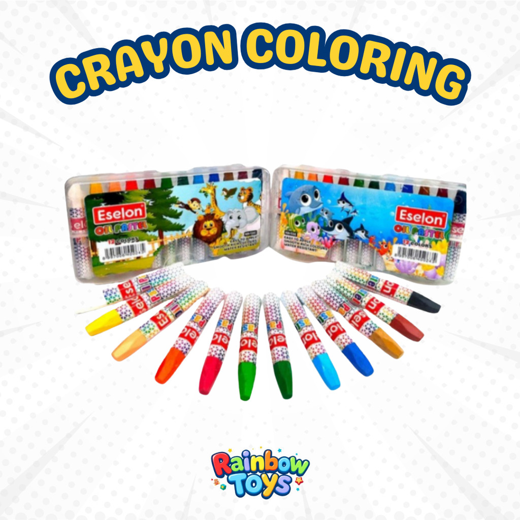 

Krayon Warna Perlengkapan Gambar Anak Crayon Putar Oil Pastel Karakter