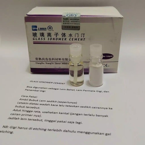Glass Ionomer Cement - Lem Behel Gigi GIC - Glass Ionomer Cement GIC Penambal Gigi - Lem Behel Tanpa
