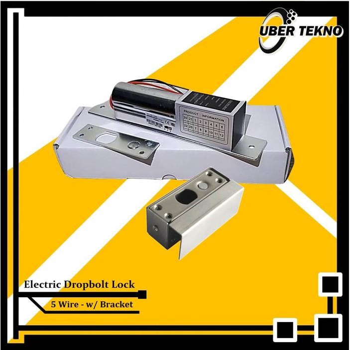 

Dropbolt 5 Kabel + Bracket U Kecil - Drop Bolt Lock Access Control