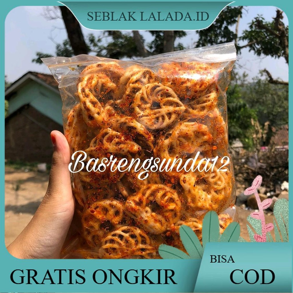 

Seblak Kerupuk Rafael/Pedo Pedas Daun Jeruk 200g Cemilan Food Kering Camilan Snacks