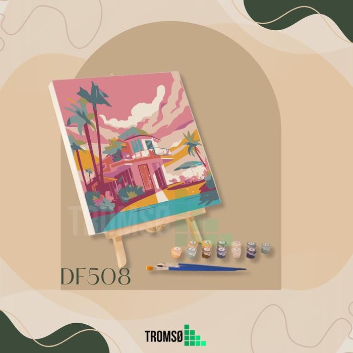 

Tromso DIY Paint by Number KIT 20 X 20 Painting by Number - DF508