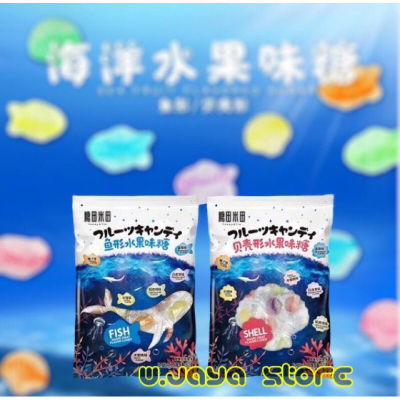 

Tommy & Tim Shell/Fish Fruity Hard Candy 80g Kembang Gula Aneka Rasa