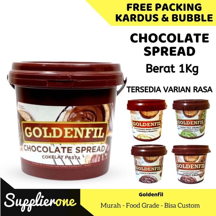 

Goldenfil 1kg / Selai Roti Bakar / Toping Roti / Selai Roti - Choco Spread
