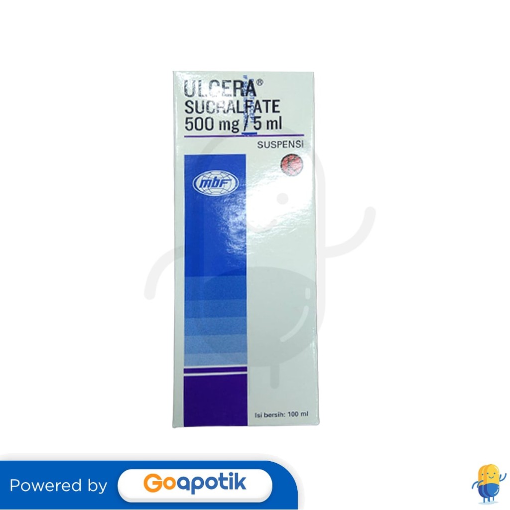 Ulcera 500 Mg/5 Ml Suspensi 100 Ml