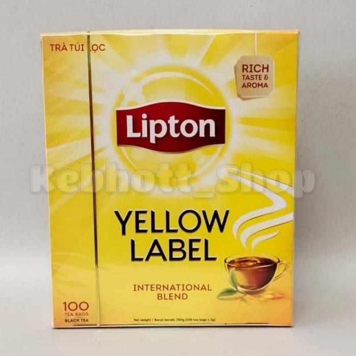 

Lipton Yellow Label Tea International Blend 100 x 2gr Black Tea | Teh